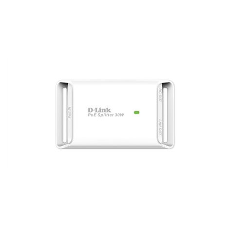 D-Link | DPE-301GS Gigabit PoE Splitter Compliant with 802.3af/802.3at | 10,100,1000 Mbit/s | Ethernet LAN (RJ-45) ports 2 - 8